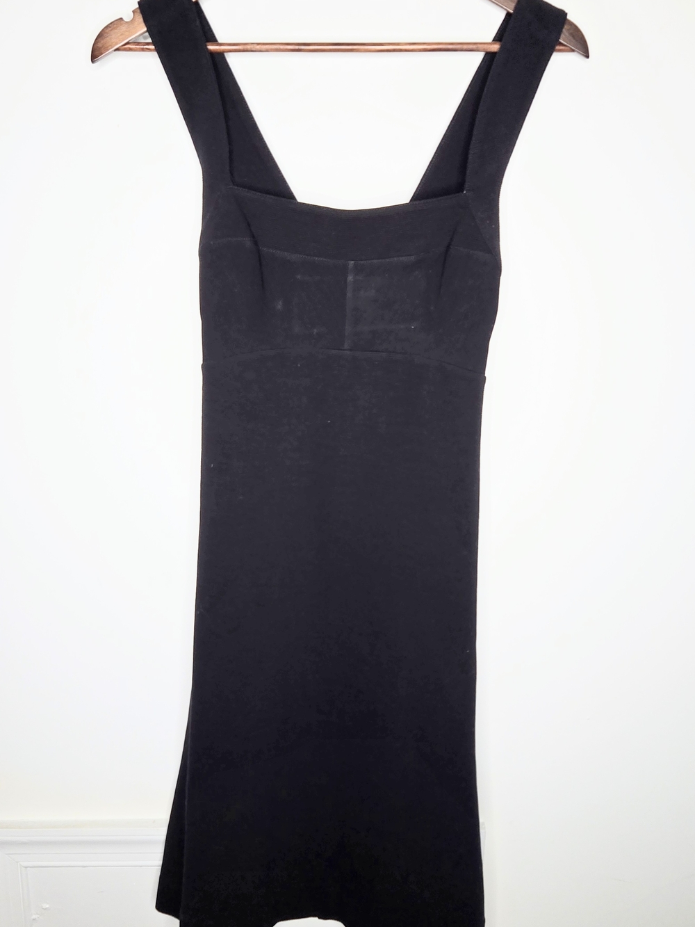Banana Republic Black Bodycon Bi-Stretch Criss-Cross Back Sheath Dress Size 8